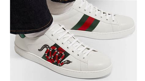 gucci snake sole|gucci ace watersnake trim.